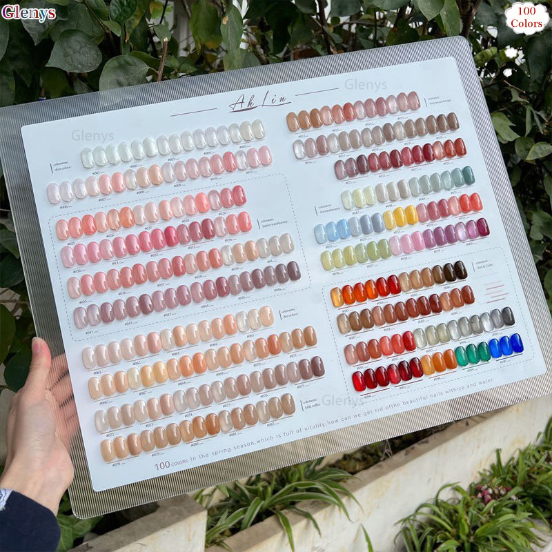 Resin Art Learning - Glenys 100 Color nail polish Gel