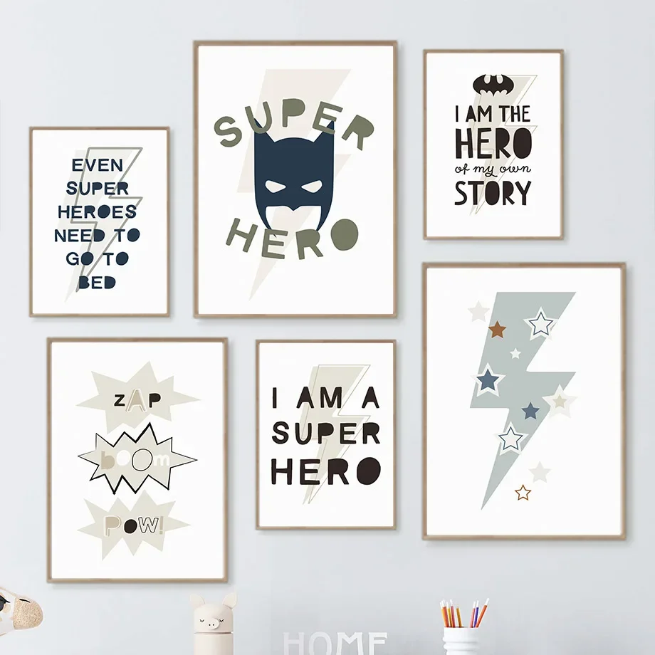Resin Art Quotes - Wall Art Diamond Painting Super Boys