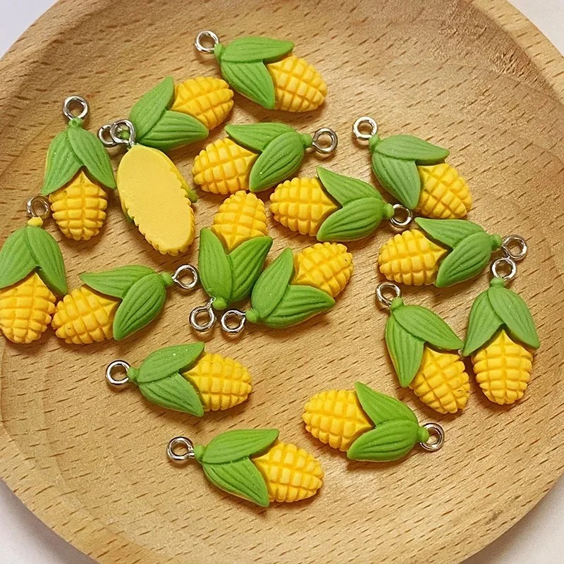 20Pcs Funny Mini Corn Vegetabl - Resin Art Hanging ulasan dan harga