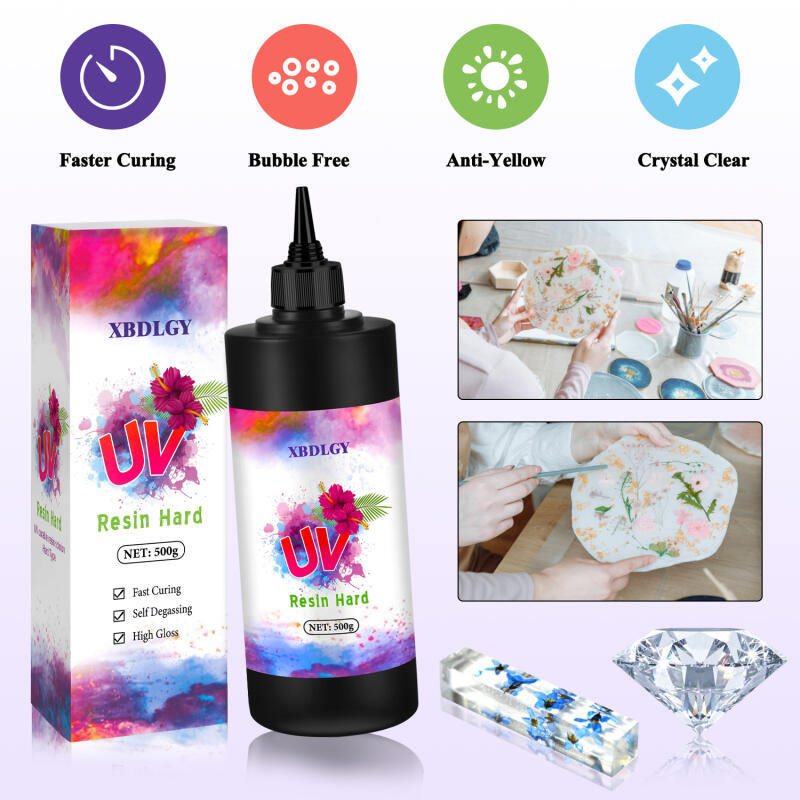 200g/250g/500g UV Resin Hard G - Resin Art Light ulasan dan harga