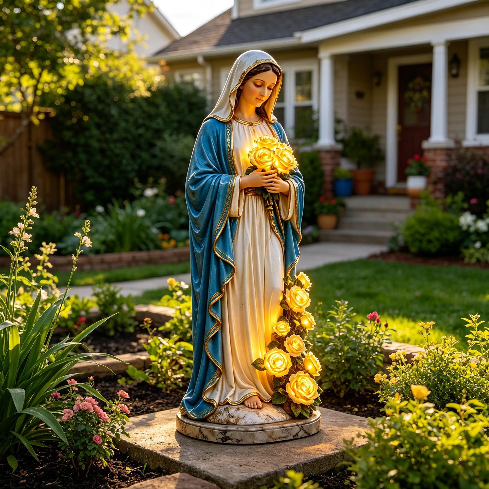 Mary Lady Garden Light Solar R - Resin Art Light ulasan dan harga