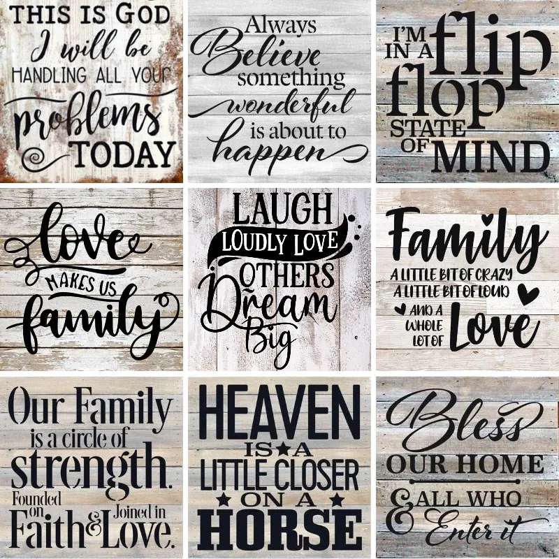 Diamond Painting Family Quotes - Resin Art Quotes ulasan dan harga