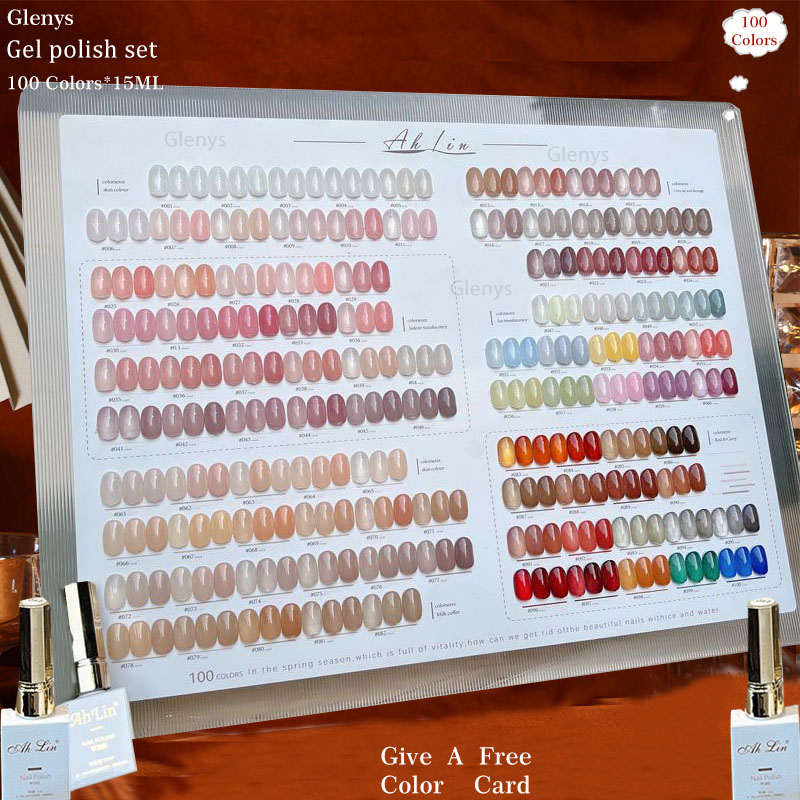 Glenys 100 Color nail polish G - Resin Art Learning ulasan dan harga