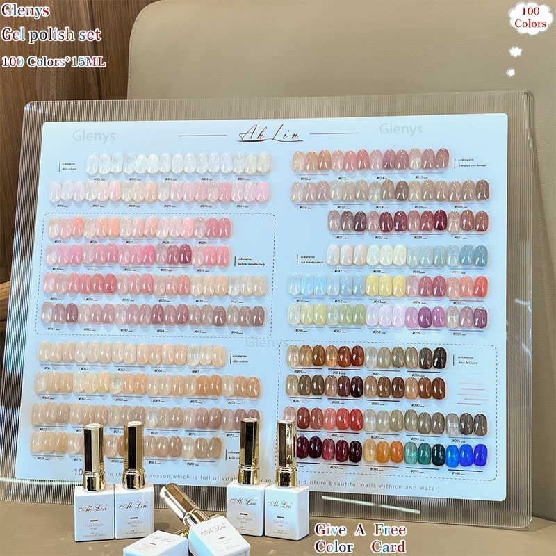 Glenys 100 Color nail polish G - Resin Art Learning ulasan dan harga