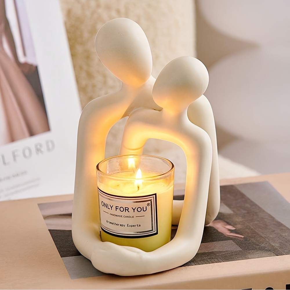Abstract Couple Embracing Scul - Resin Art Light ulasan dan harga