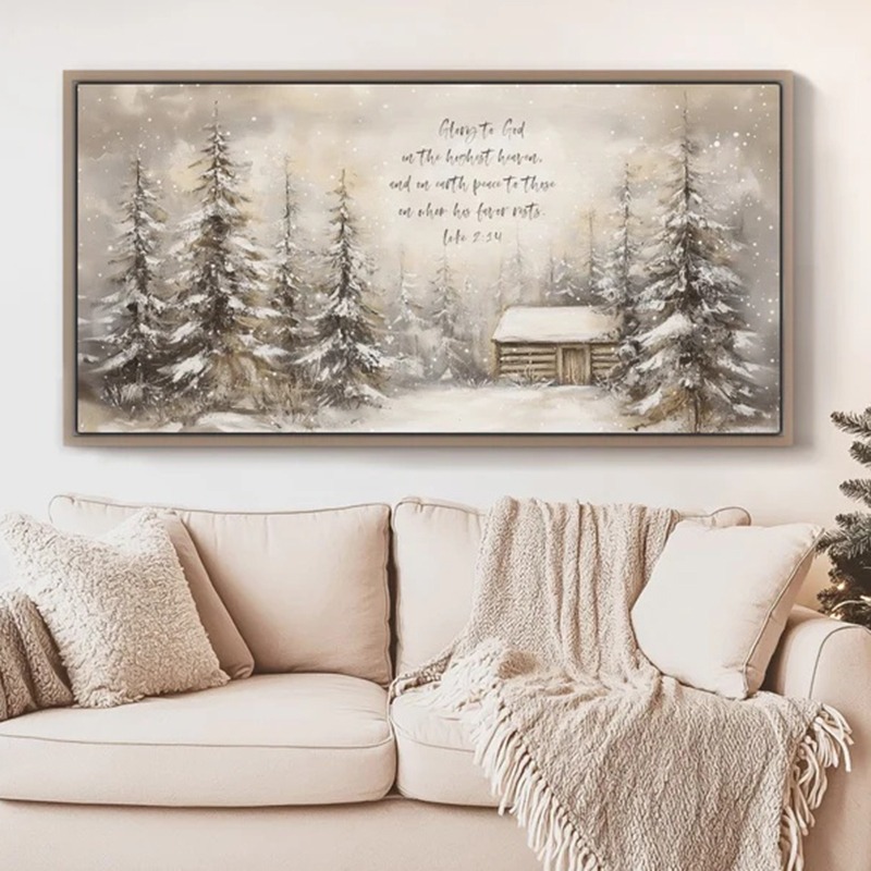 Christmas Bible Verse Wall Art - Resin Art Quotes ulasan dan harga