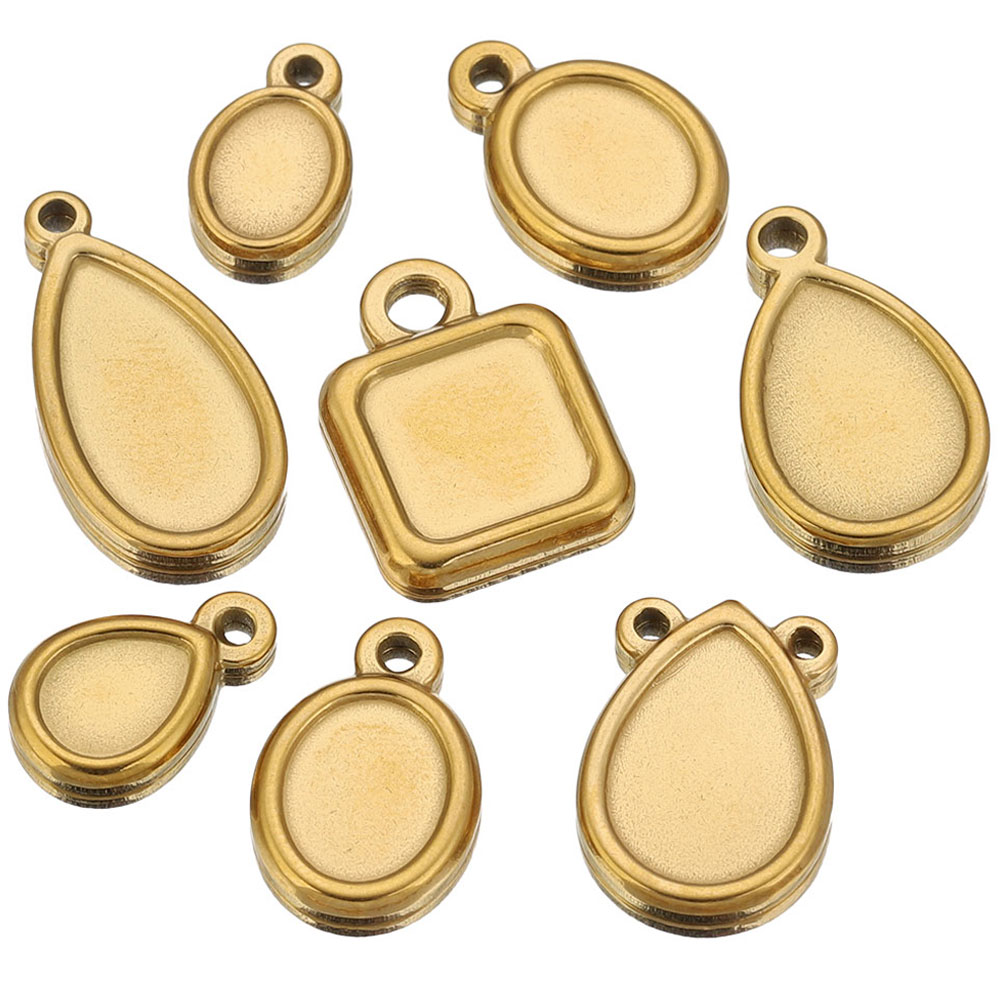 5pcs Stainless Steel Square Dr - Resin Art Hanging ulasan dan harga