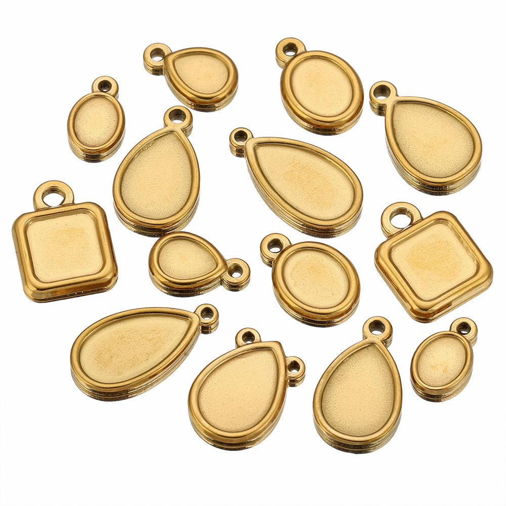 5pcs Stainless Steel Square Dr - Resin Art Hanging ulasan dan harga