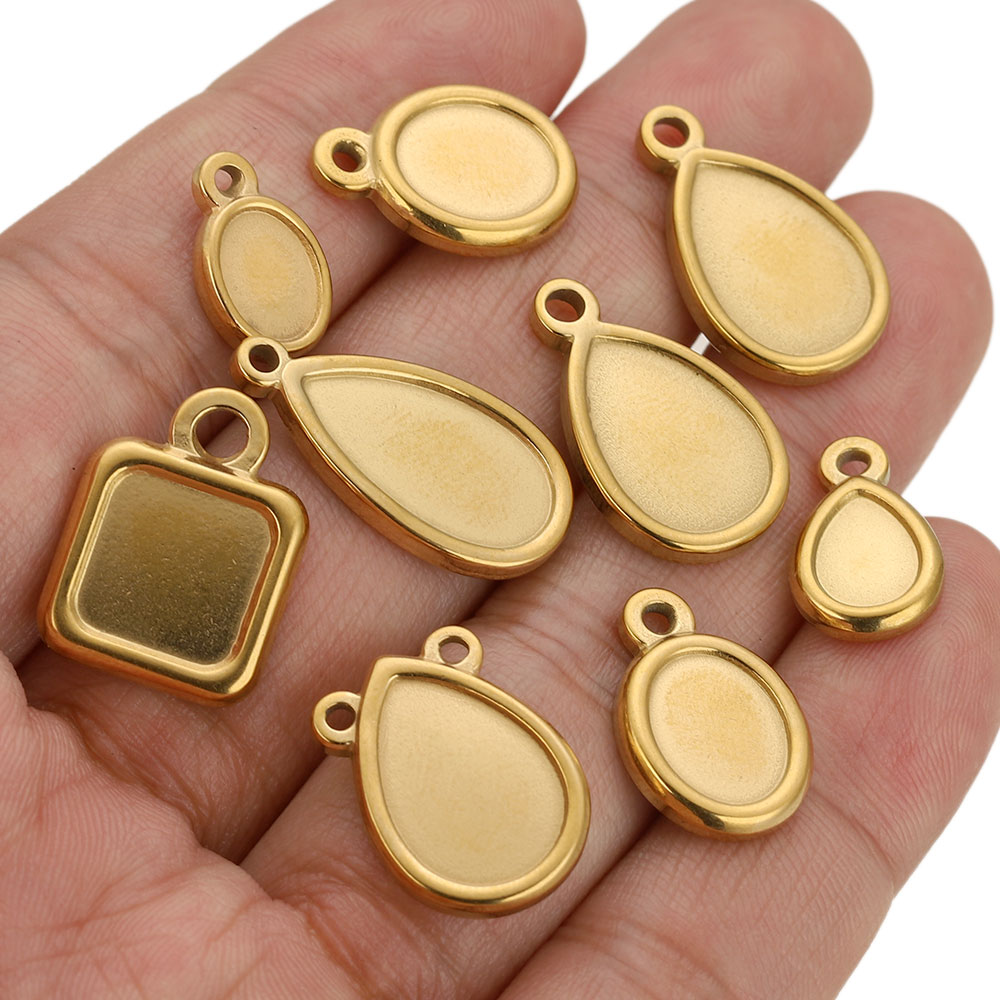 5pcs Stainless Steel Square Dr - Resin Art Hanging ulasan dan harga