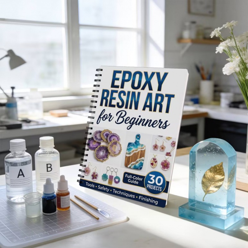 Epoxy Resin Art Handbook Begin - Resin Art Learning ulasan dan harga