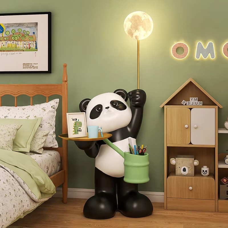 Creative Large Resin Panda Scu - Resin Art Floor Design ulasan dan harga