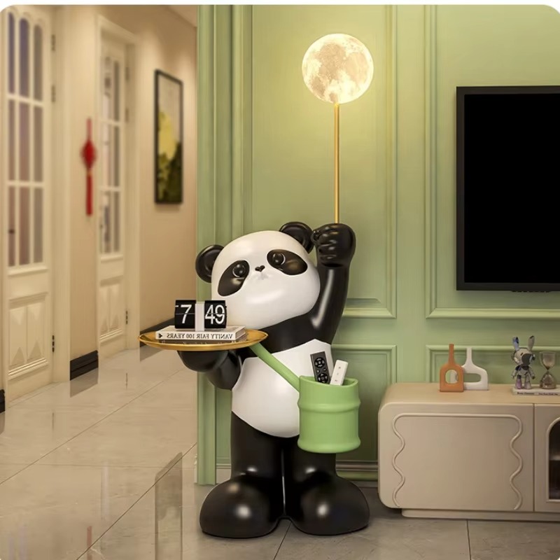 Creative Large Resin Panda Scu - Resin Art Floor Design ulasan dan harga
