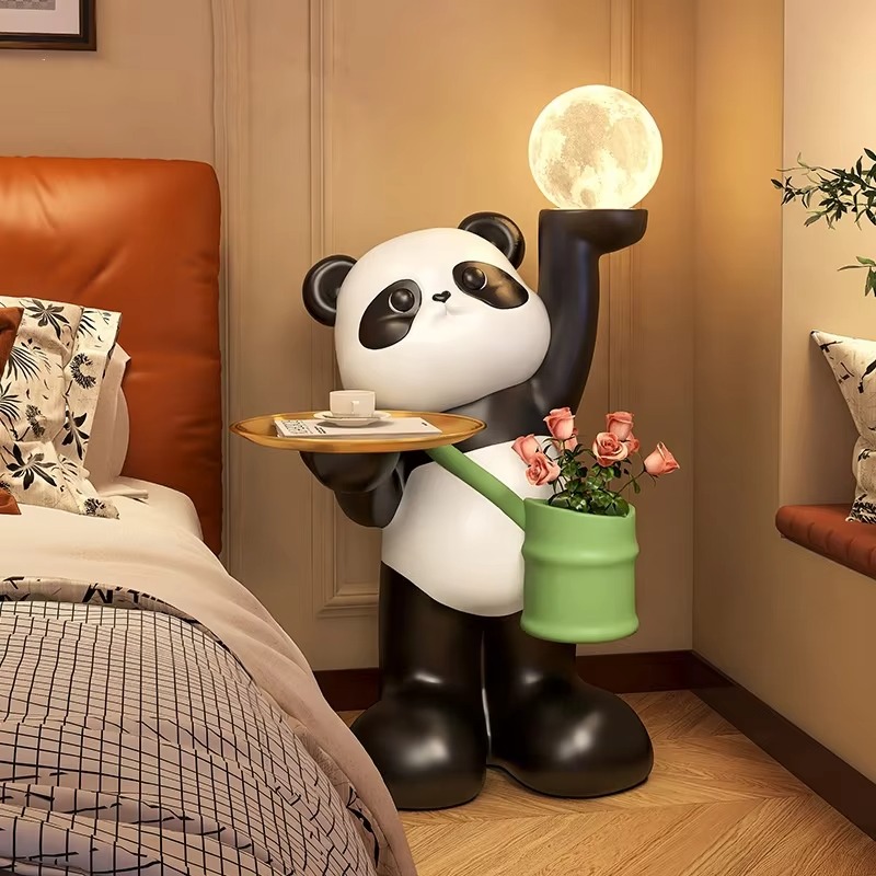 Creative Large Resin Panda Scu - Resin Art Floor Design ulasan dan harga