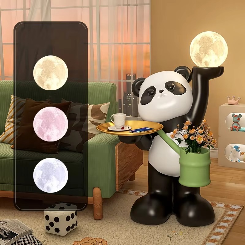 Creative Large Resin Panda Scu - Resin Art Floor Design ulasan dan harga
