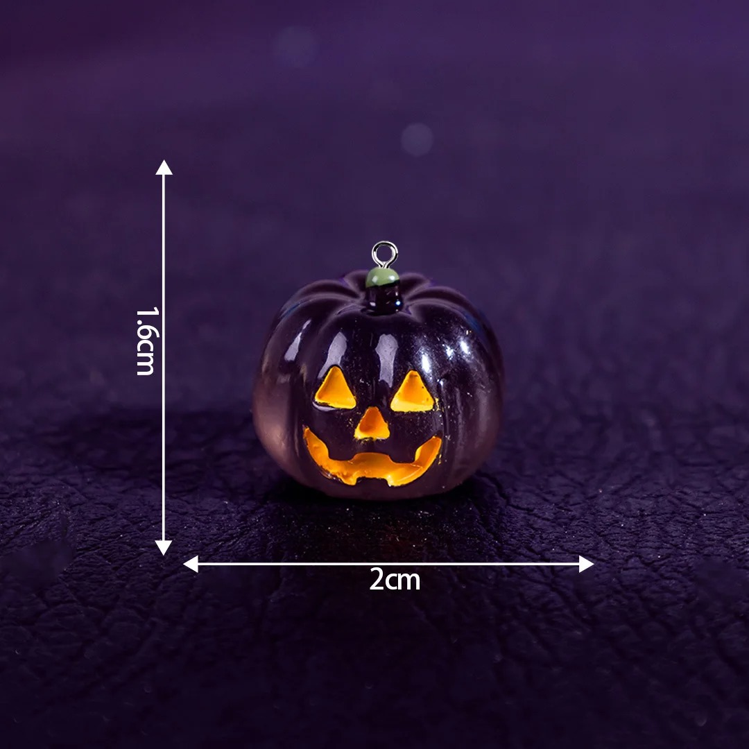 5Pcs Kawaii Luminous Pumpkin R - Resin Art Hanging ulasan dan harga