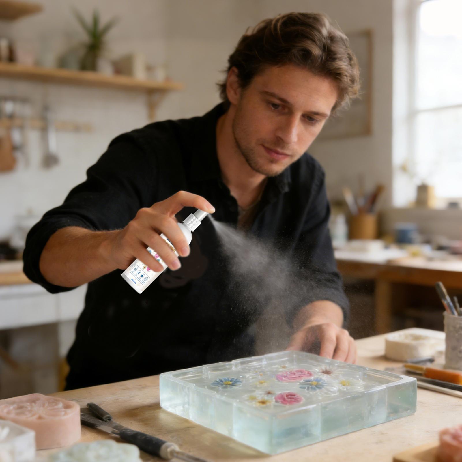 DIY Mold Spray 100ml Easy To D - Release Spray Silicone ulasan dan harga
