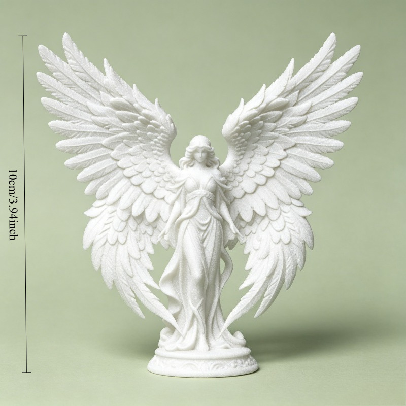 Light Luxury 3D Printed Angel  - Resin Art Light ulasan dan harga