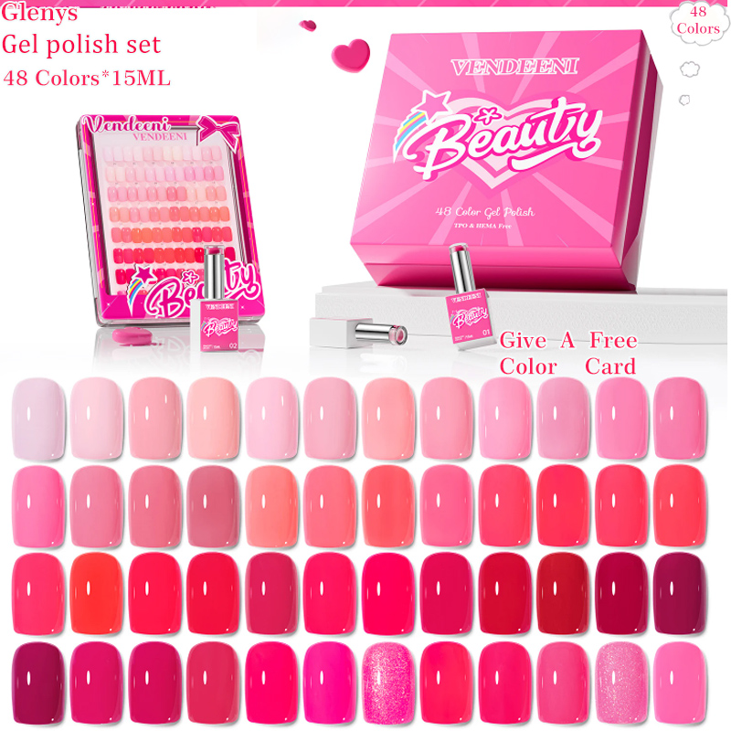 Glenys 48 Pieces * 15ml Nail P - Resin Art Learning ulasan dan harga