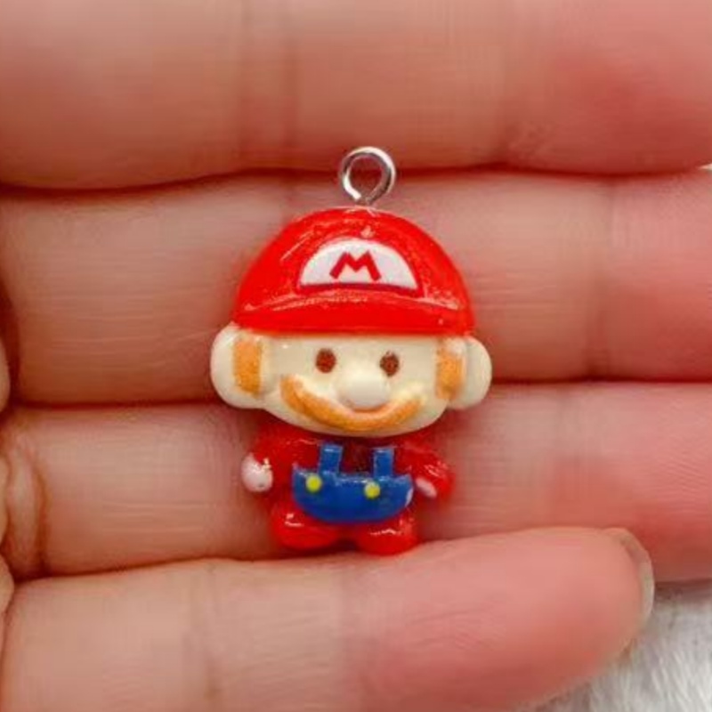 10pcs resin cartoon pendant, D - Resin Art Hanging ulasan dan harga