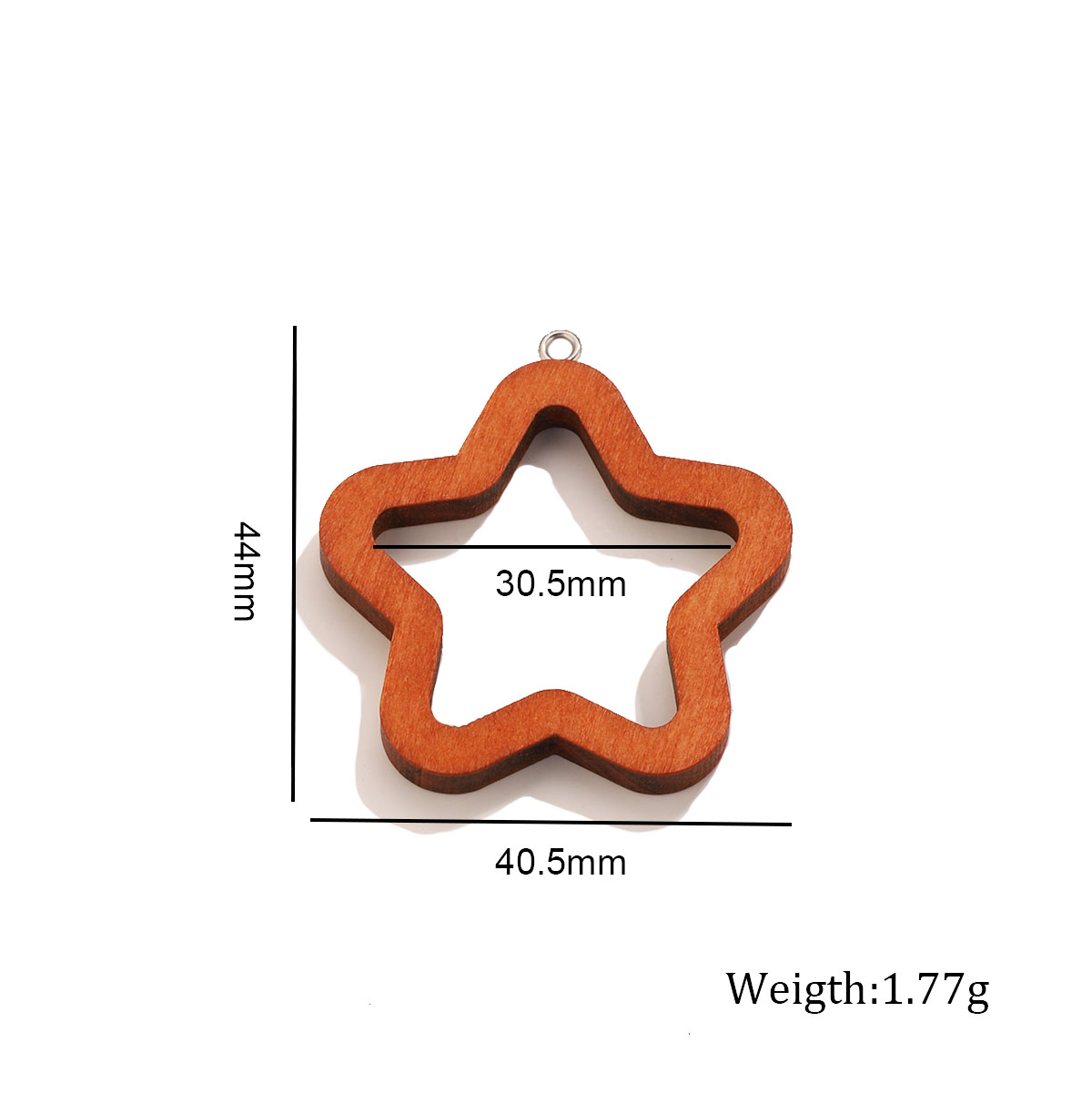 10PCS Triangle Rectangle Wood  - Resin Art Hanging ulasan dan harga