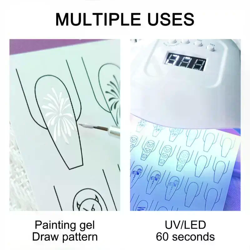 Nail Art Lines Practice Paper  - Resin Art Learning ulasan dan harga