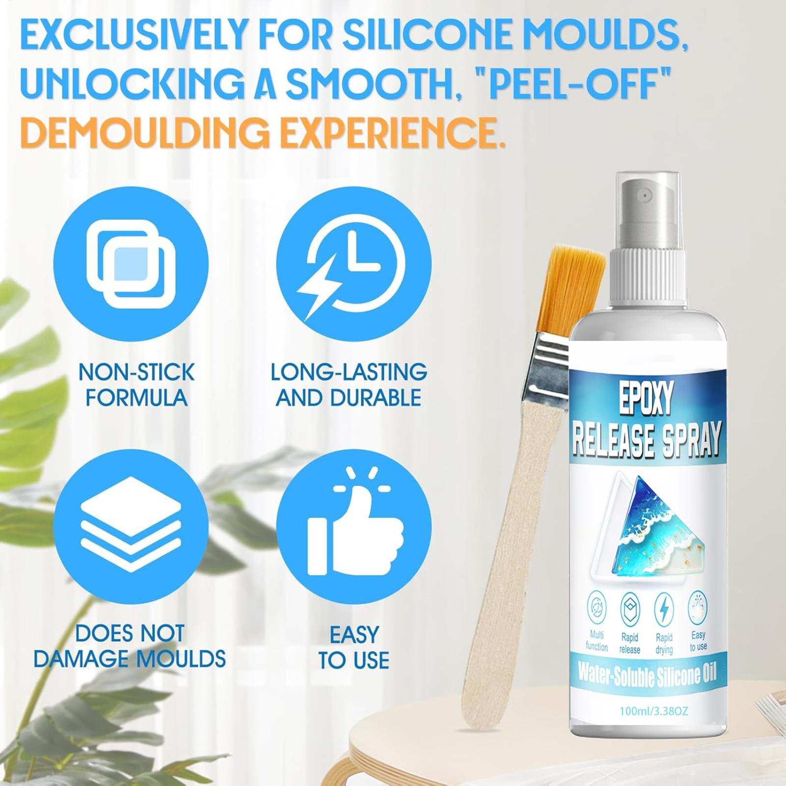 Silicone Mold Release Spray 10 - Release Spray Silicone ulasan dan harga